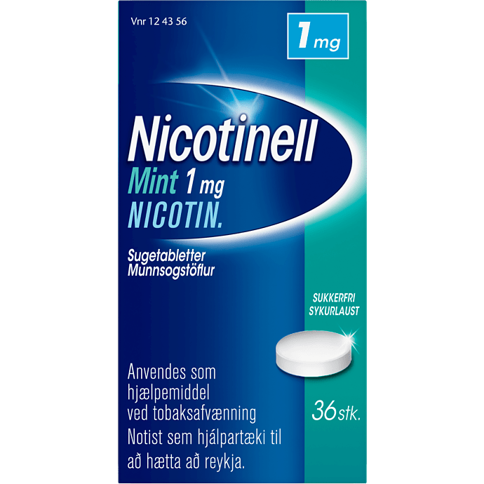 Nikotinsugetabletter Mint sukkerfri