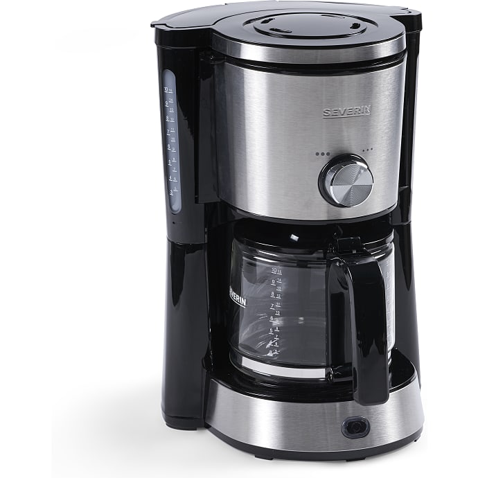 Severin kaffemaskine KA 4825 - sort/sølv