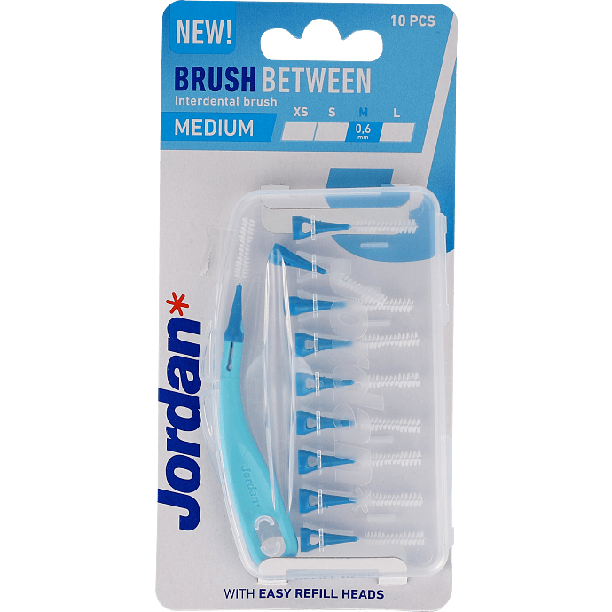 Mellemrumstandbørste refill Medium