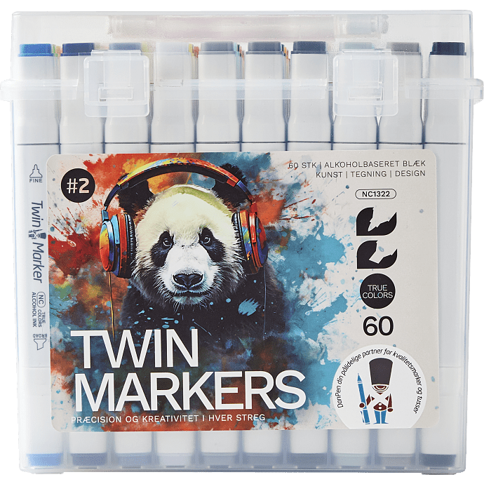Danpen Twinmarkers 60 stk