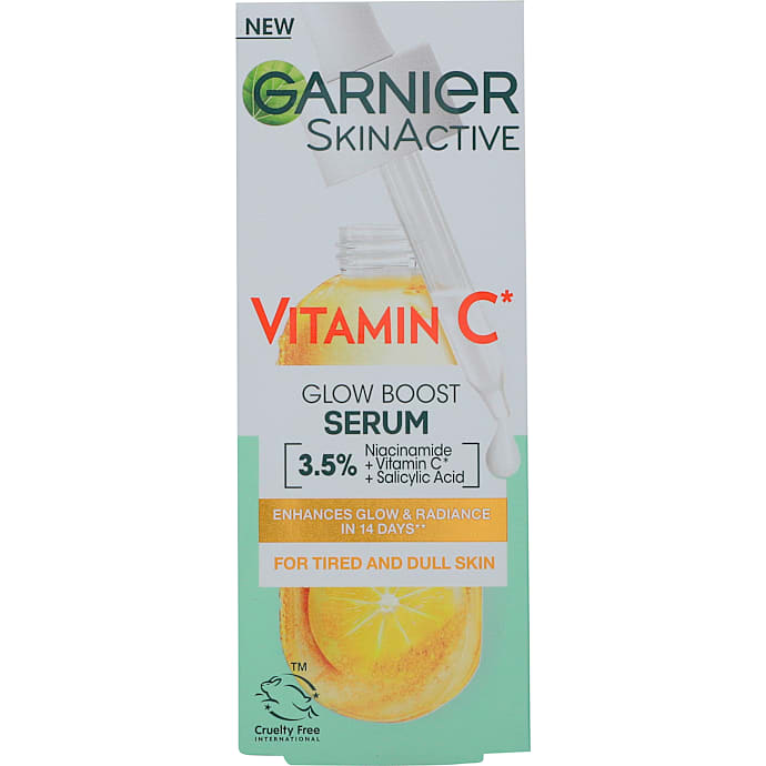 Glow Boost serum m. C-vitamin, niacinamid, salicylsyre og melasyl