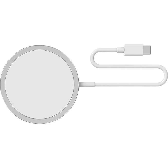 Sinox Pro trådløs oplader til iPhone - hvid
