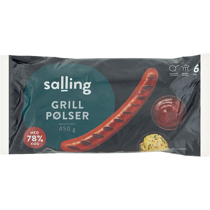 Grillpølser 78% kød