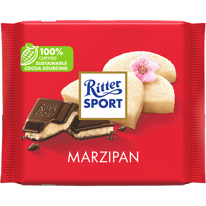 Mørk chokolade m. marcipan