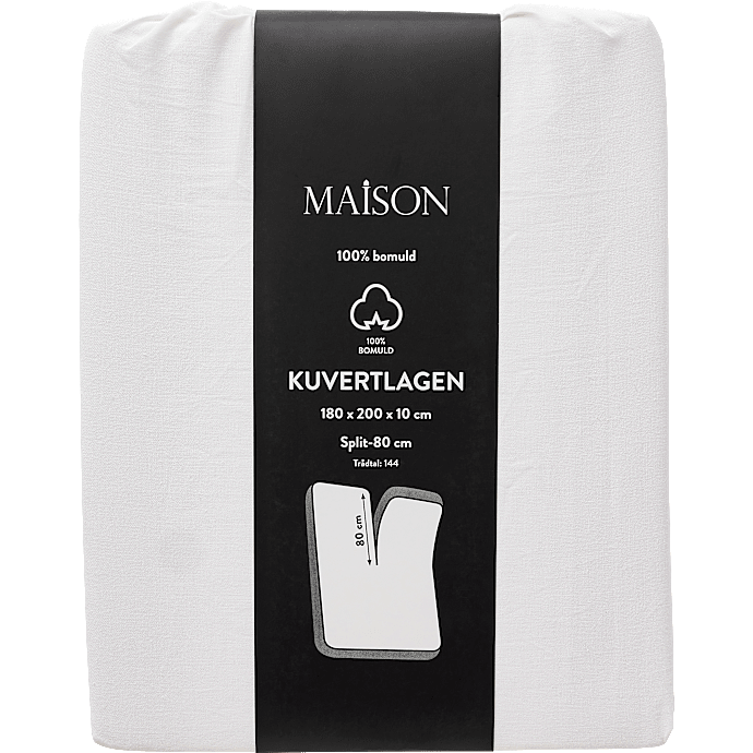 MAISON U-splitlagen - Hvid