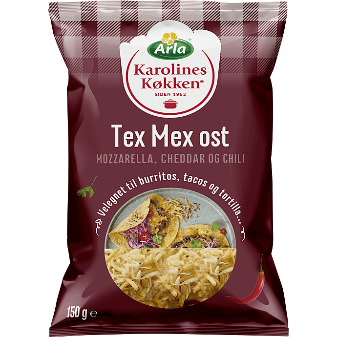 Revet mozzarella- og cheddar ost 25% fedt