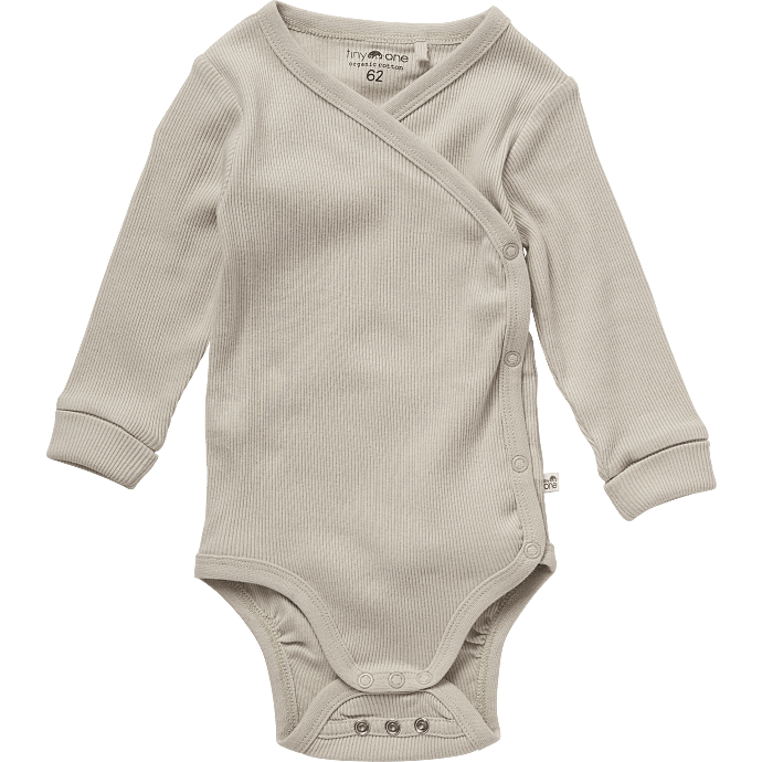 Tiny One baby body str. 50 - råhvid