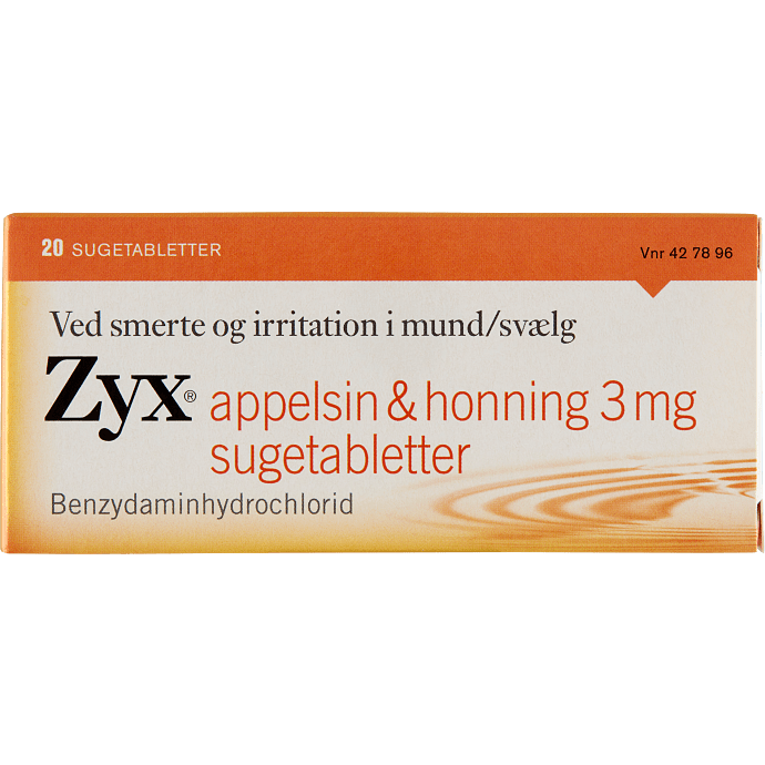 Sugetabletter m. appelsin og honning