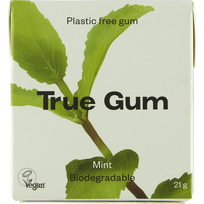 Tyggegummi m. mint- og matchasmag