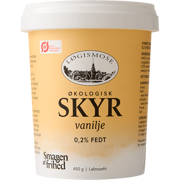 Skyr m. vanilje 0,2% fedt øko