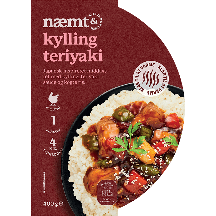 Kylling teriyaki m. ris