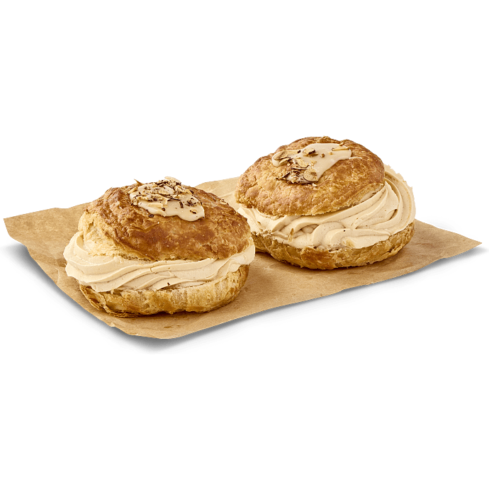 Fastelavnsboller m. fløde og karamel 2 stk.