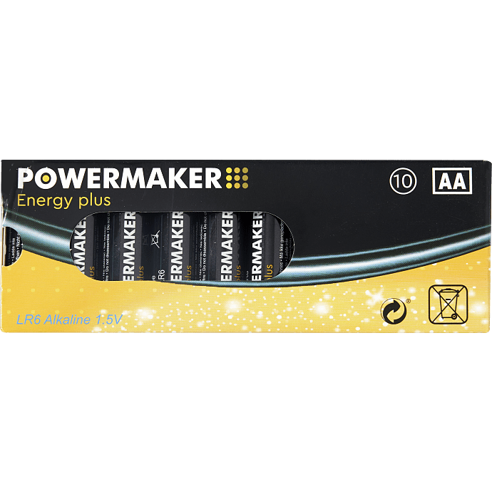 Powemaker AA-batterier 10-pak