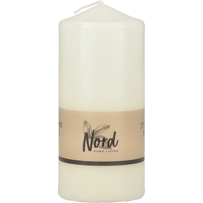 Nord bloklys 6,6x15 cm - elfenben