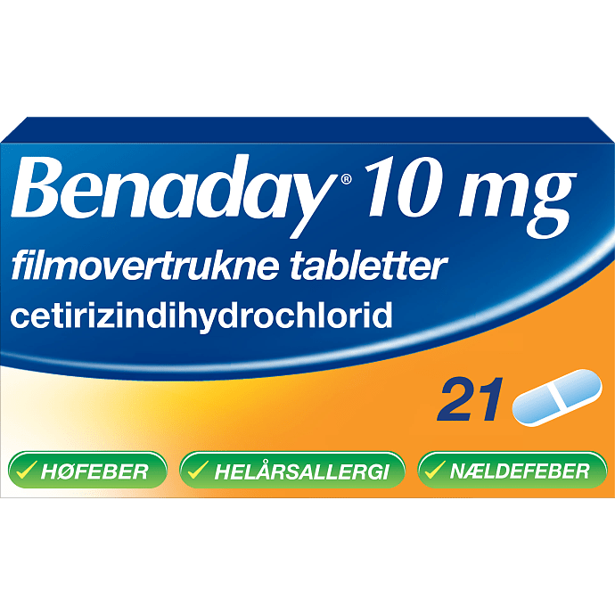 Allergikapsler 10 mg