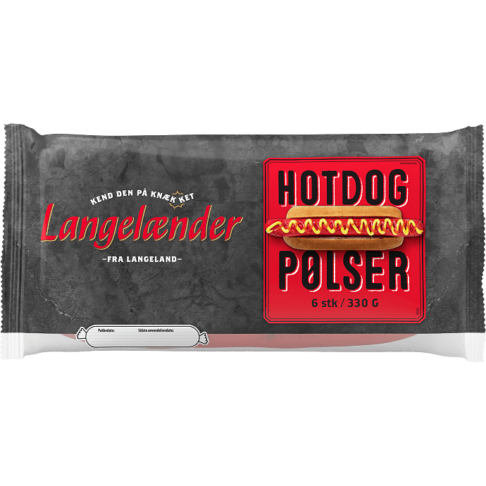 Hotdogpølser 80% kød