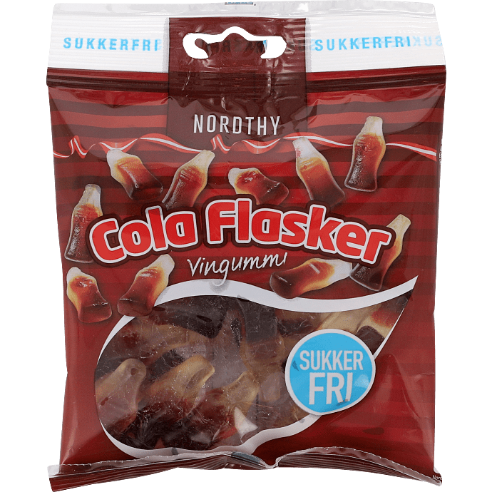 Colaflasker sukkerfri