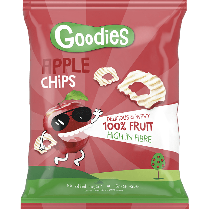 Frugtchips m. æble