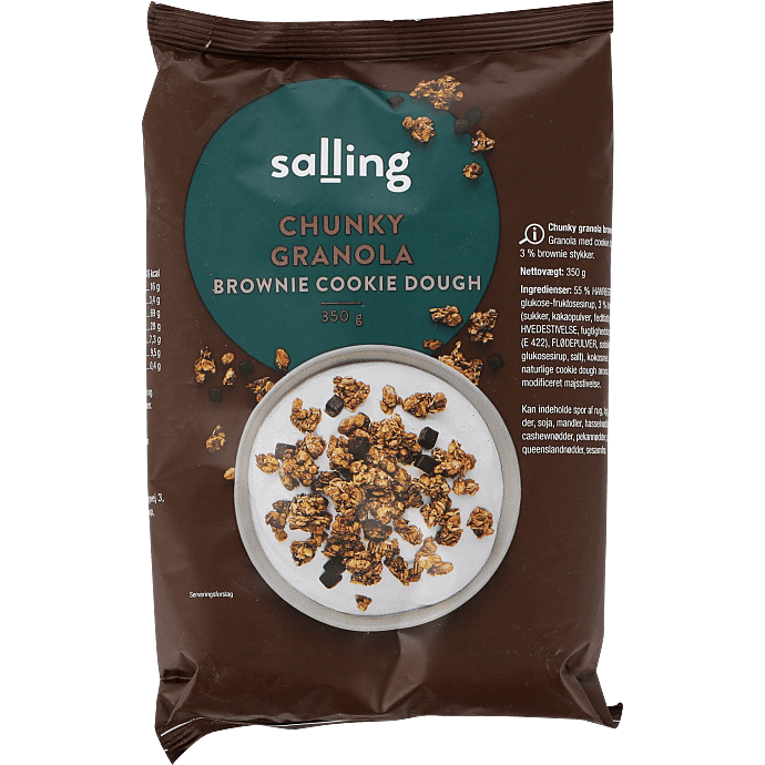 Chunky granola choko & brownie