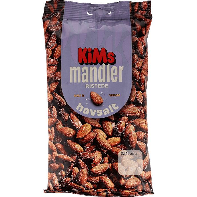 Ristede mandler m. havsalt