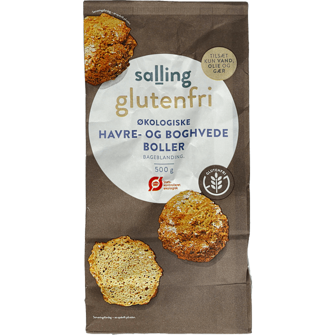 Boller m. havre og boghvede glutenfri øko