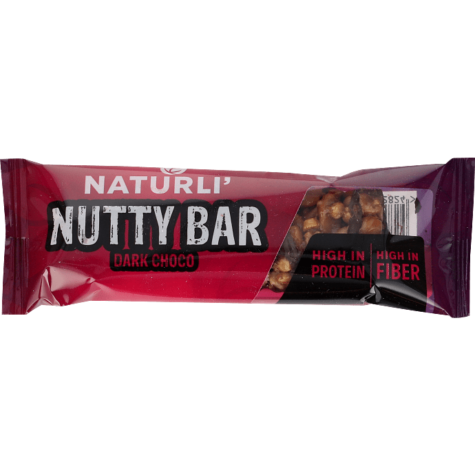 Nøddebar m. mørk chokolade