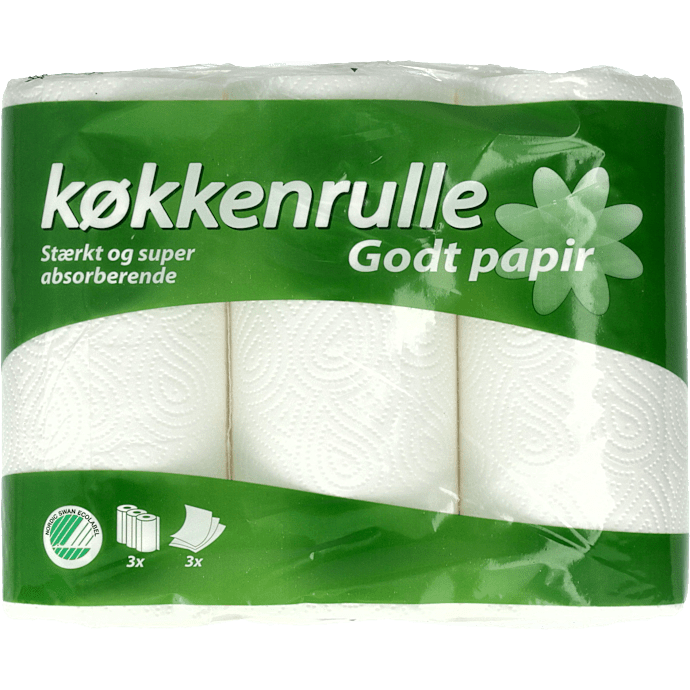 Køkkenrulle 3-lags