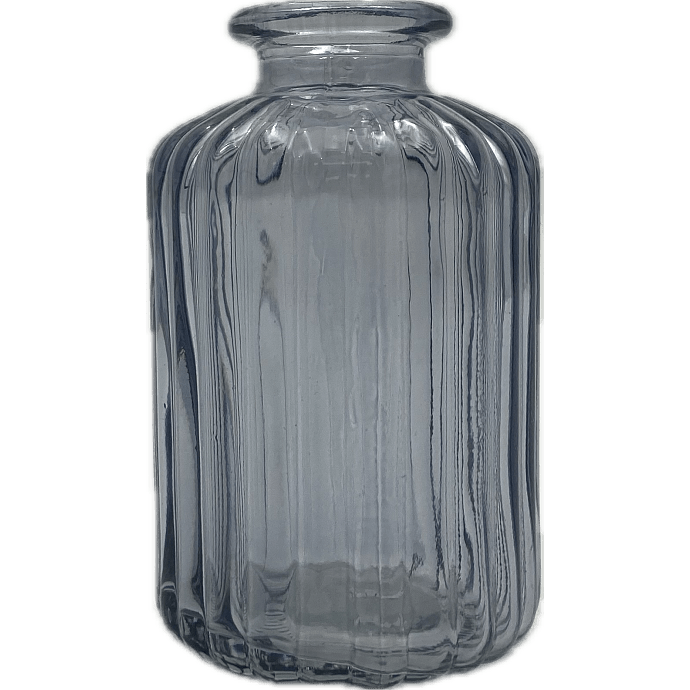 Glasvase 10 cm - blå