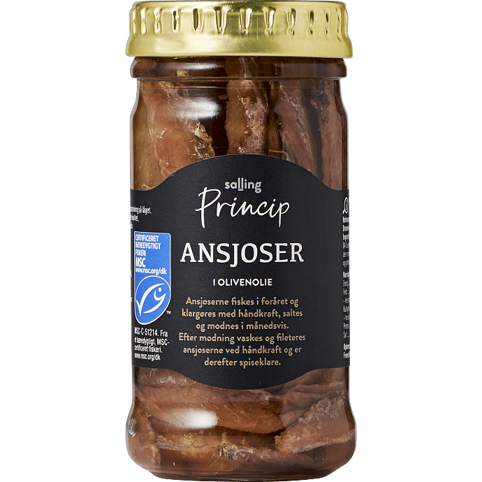 Ansjoser i olie