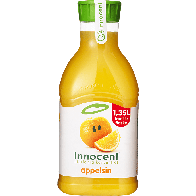 Appelsinjuice m. frugtkød