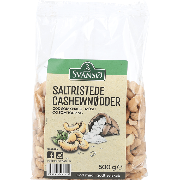 Cashewnødder m. salt