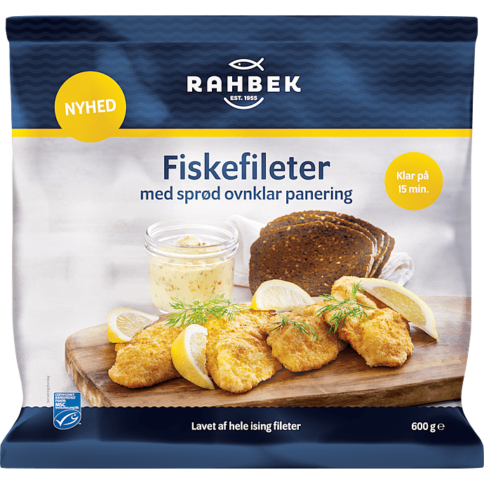 Panerede fiskefileter