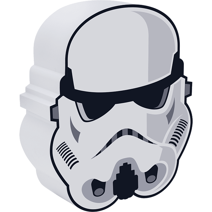 Stormtrooper lampe - hvid