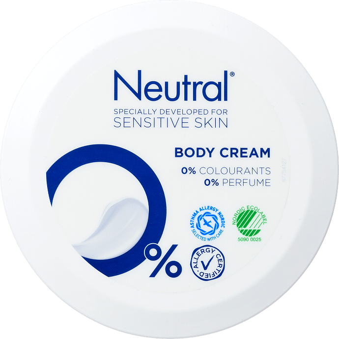 Bodycreme sensitiv hud parfumefri