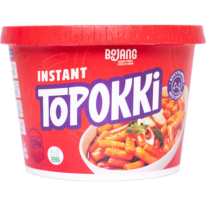 Topokki instant riskager m. chilisauce