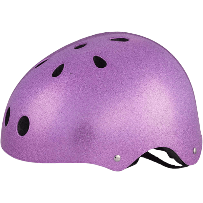SCO skaterhjelm - lilla glimmer