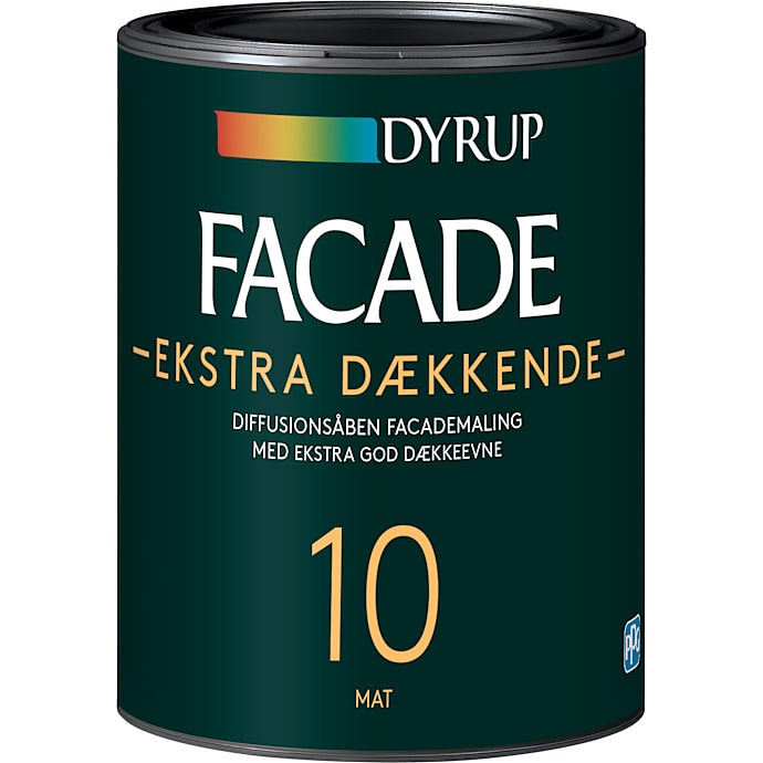 Dyrup facade 0,75 liter - hvid
