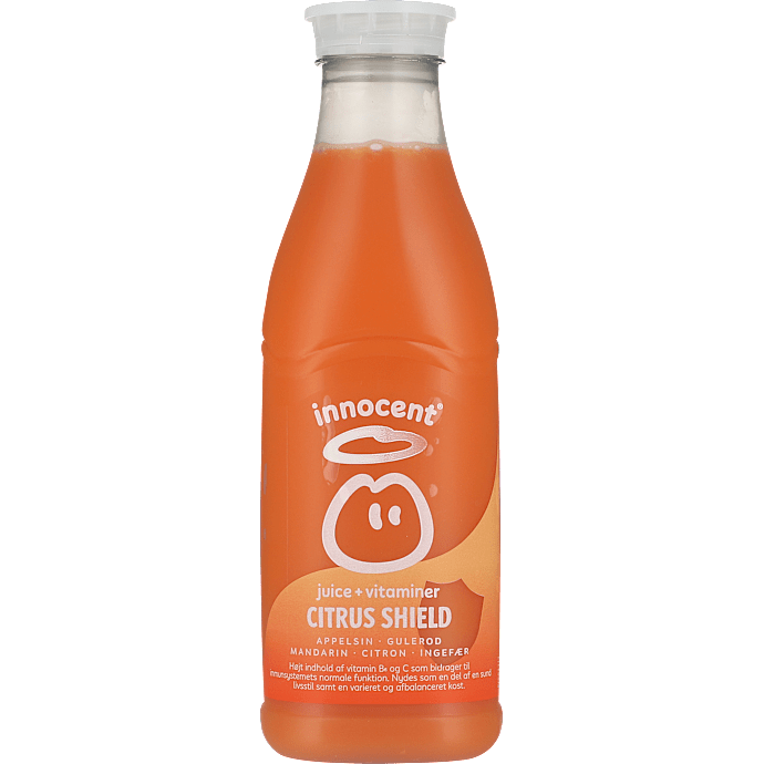 Juice m. citrus, gulerod og ingefær
