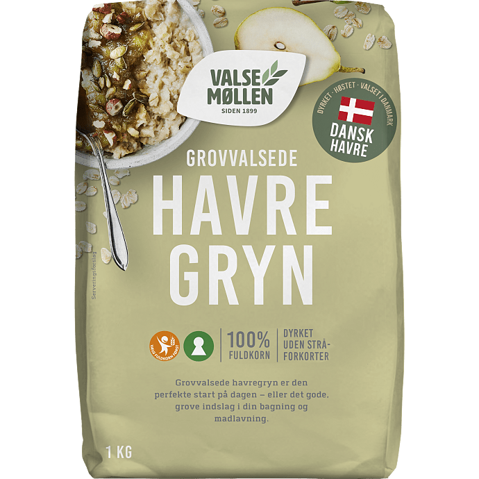 Grovvalsede havregryn