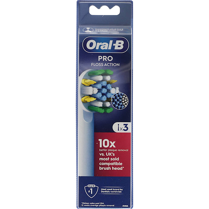 Oral-B FlossAction tandbørstehoveder 3-pak