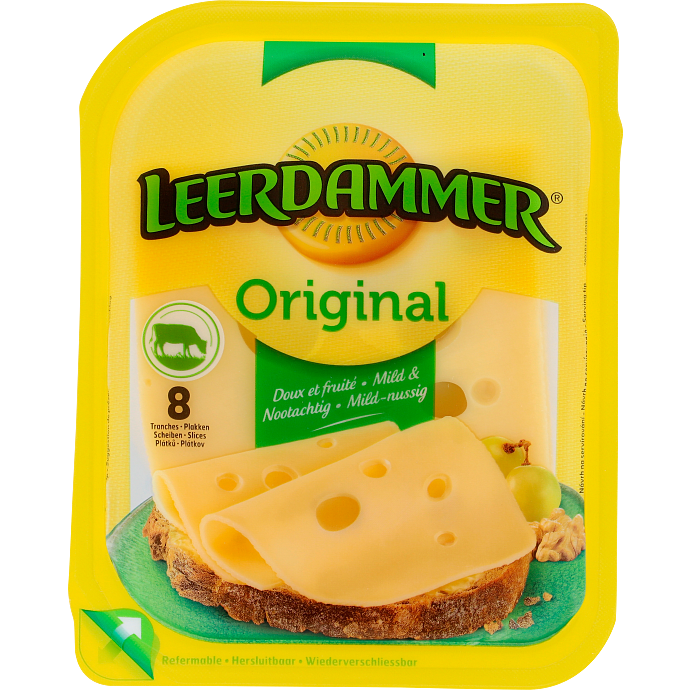 Leerdammer ost i skiver mild 45+