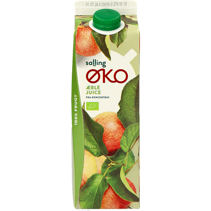 Æblejuice fra koncentrat øko