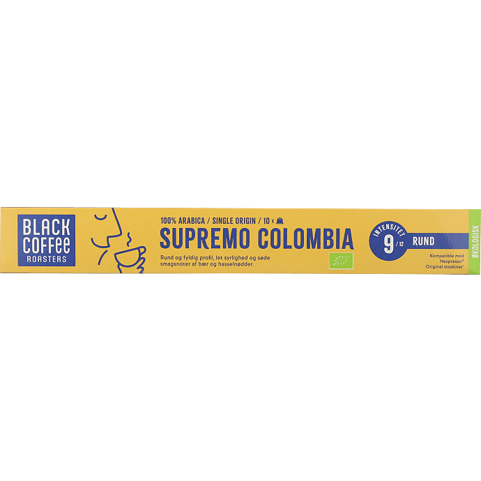 Supreme Colombia kaffekapsler øko