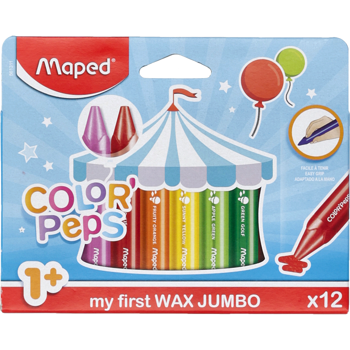 Maped Color'Peps voksfarver 12 stk.
