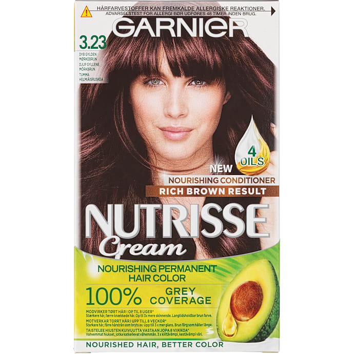 Intensely Nourishing permanent hårfarve 3.23 Deep Golden Dark Brown m. olier