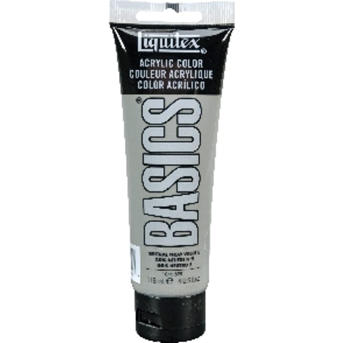 Liquitex basics 118 ml - neutral gray value 5/mixing gray 599
