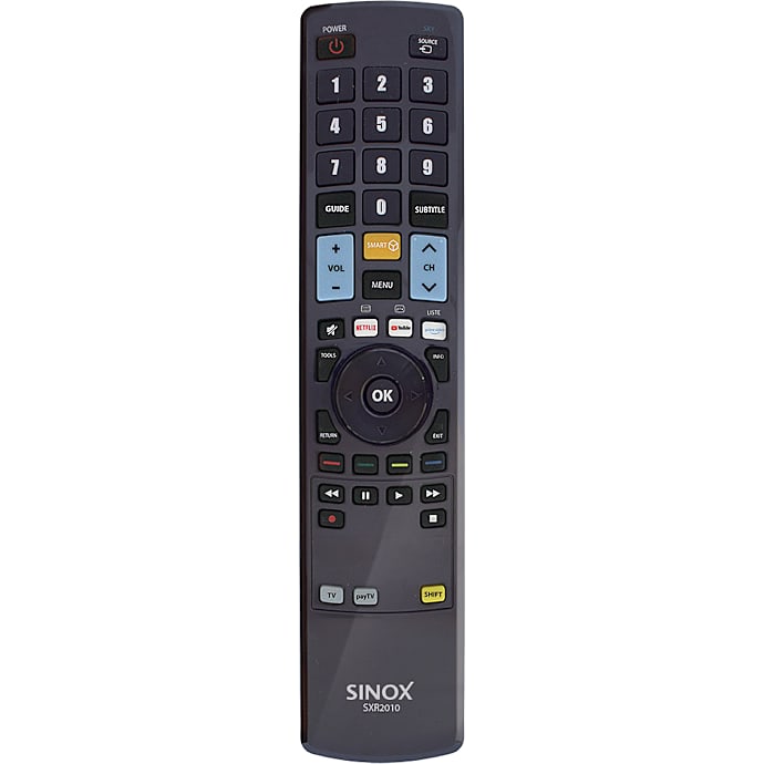 Sinox sxr2010 universal fjernbetjening