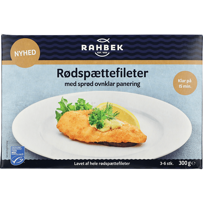 Panerede rødspættefileter