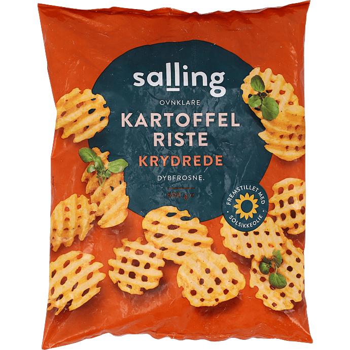 Kartoffelriste krydret