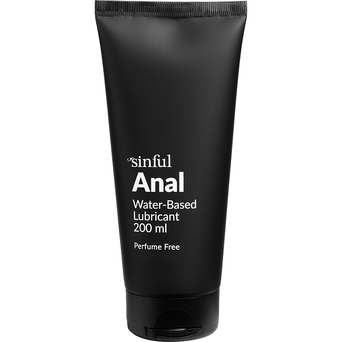 Sinful anal vandbaseret glidecreme 200 ml